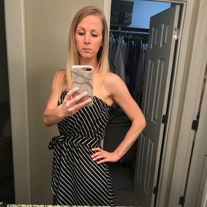 Strapless lightweight dress